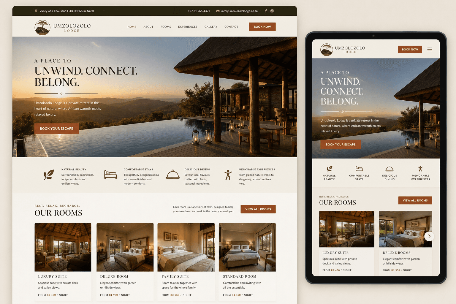 Lodge responsive concept